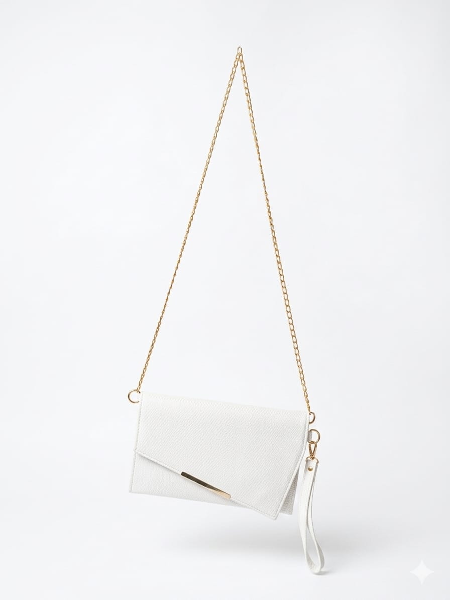 To-Go Clutch in White